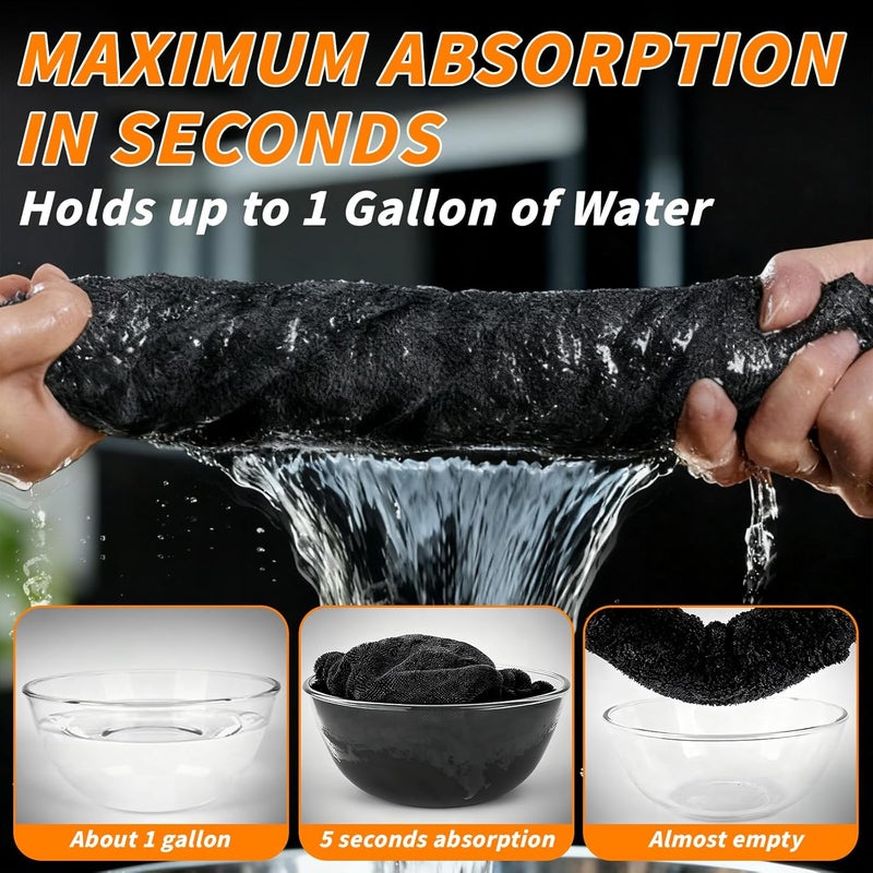 UZLU 8 PCS Microfiber Towels for Cars 36x24 Inch Microfiber Cleaning Cloths Bulk Soft Car Detailng Towel Cloths 600 GSM Detailing Buffing Quick Drying Towel Polishing Waxing Auto Detailing Towel Cloth - Image 4